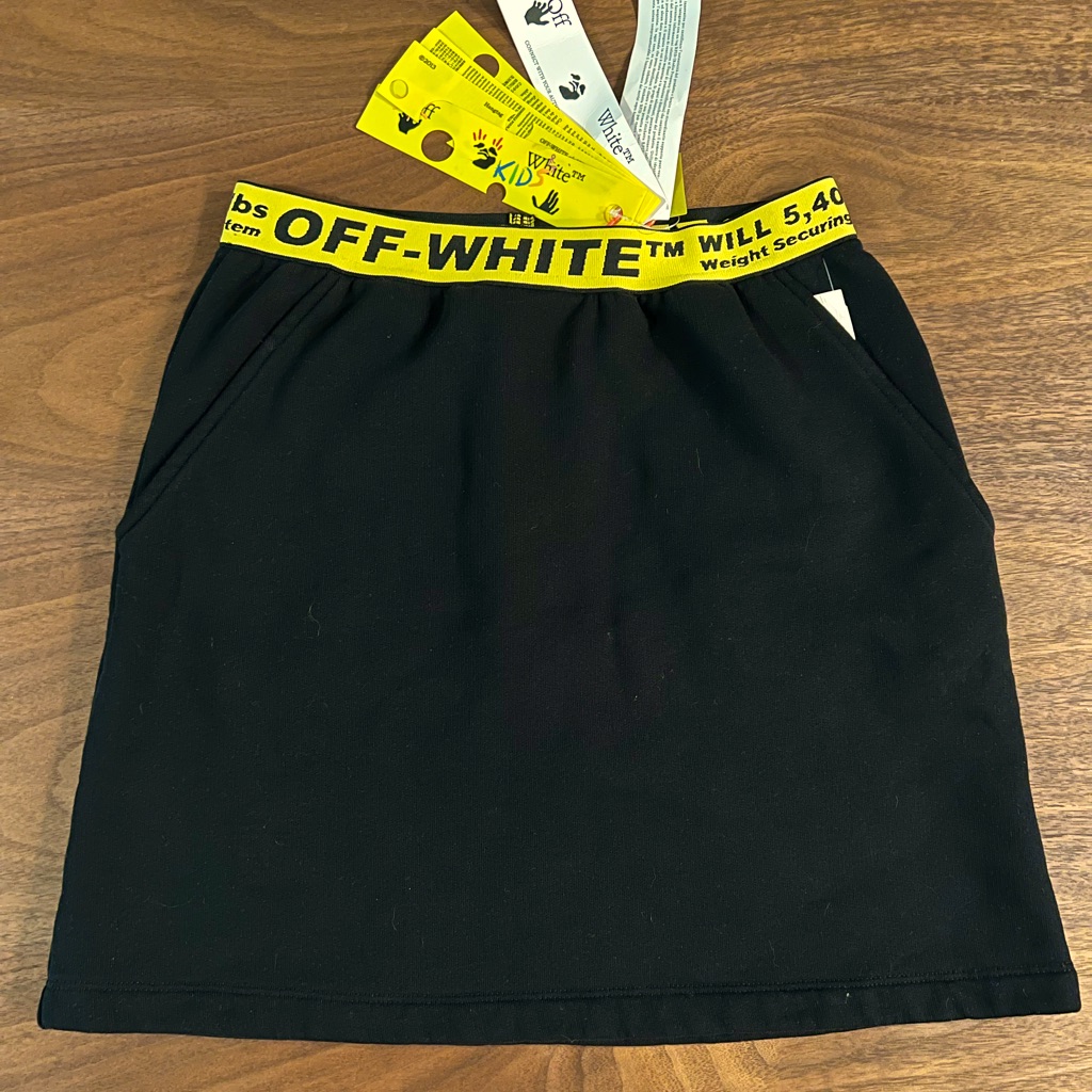 Off White Black Mini Skirt